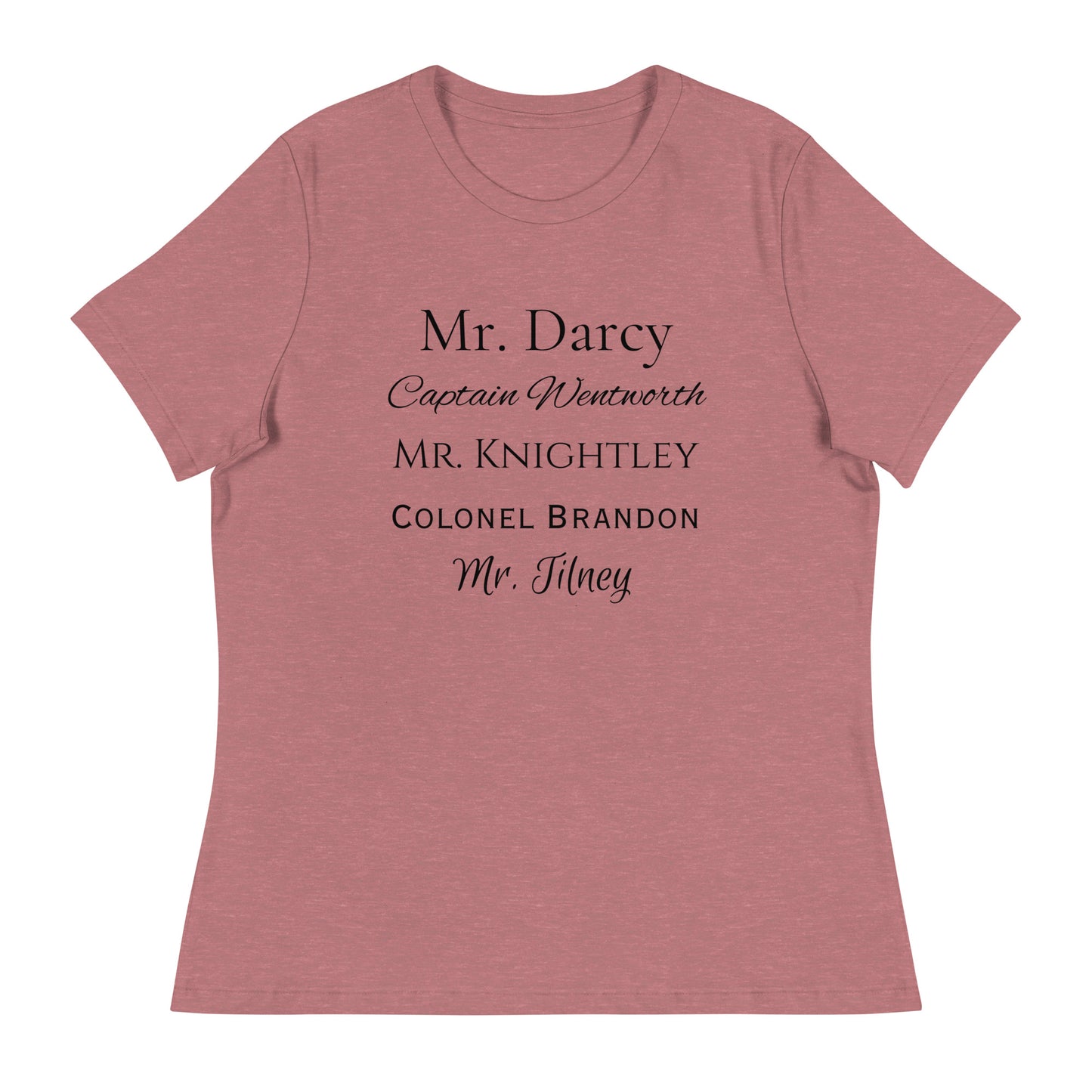 Austen Heroes Women's Relaxed T-Shirt