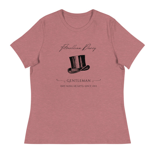 Fitzwilliam Darcy, Breaking Hearts Since 1813, Women's Relaxed T-Shirt
