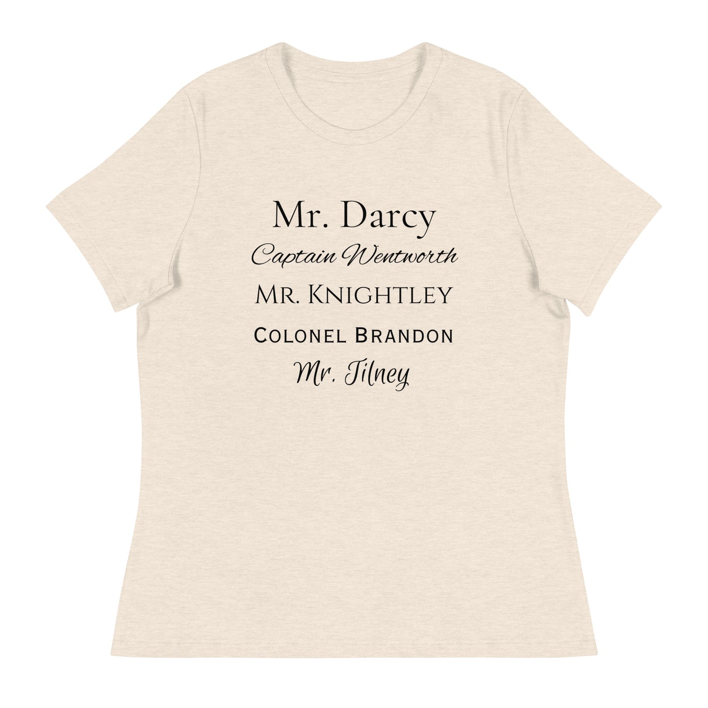 Austen Heroes Women's Relaxed T-Shirt