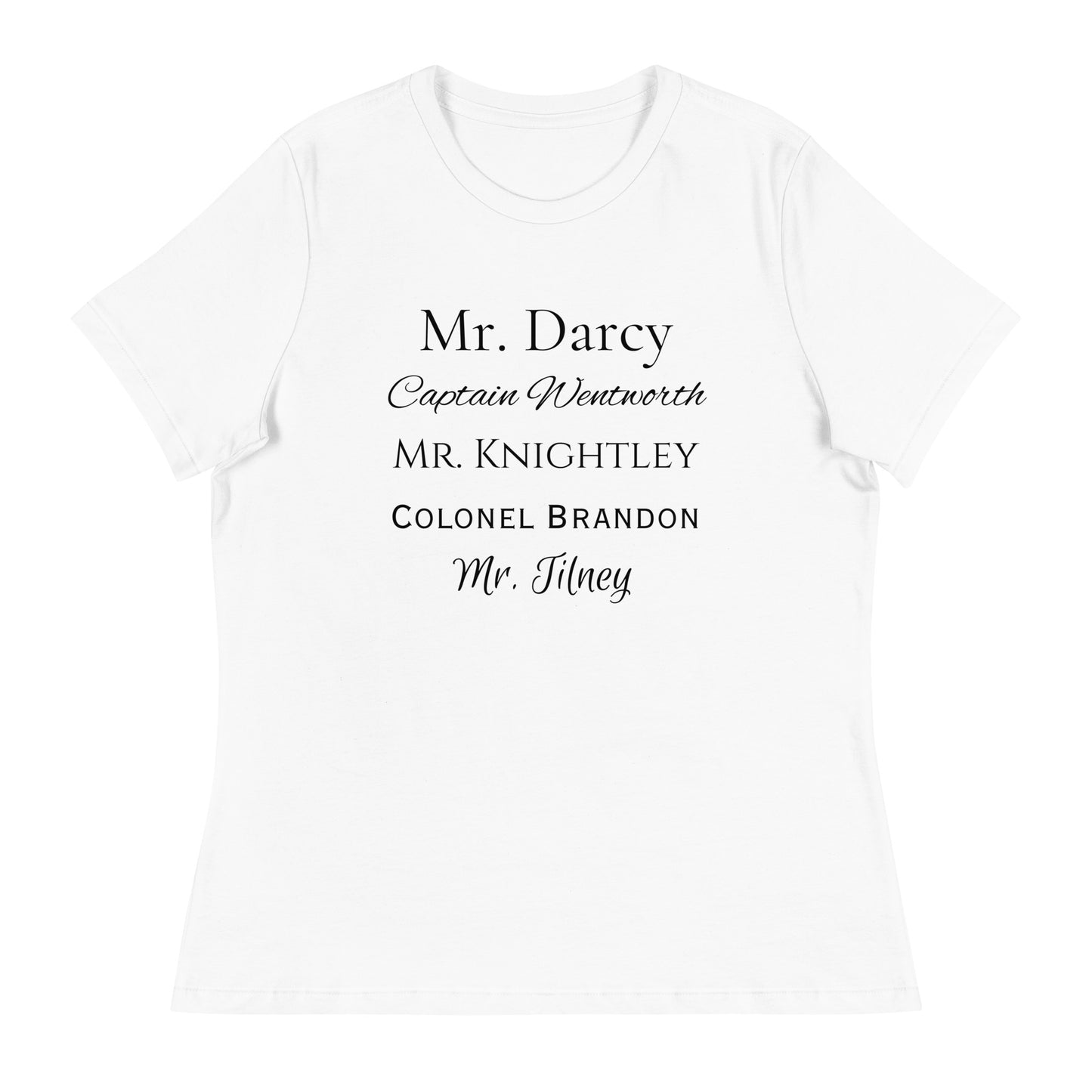 Austen Heroes Women's Relaxed T-Shirt