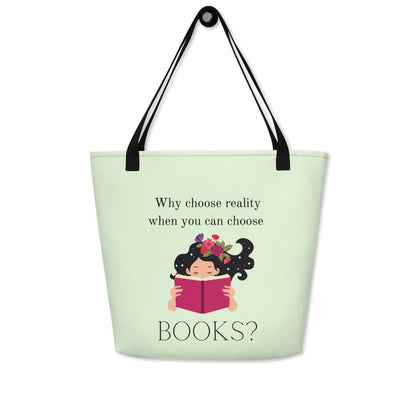 Why Choose Reality Large Tote Bag