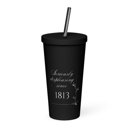 Obstinate, Headstrong Girl Insulated tumbler with a straw