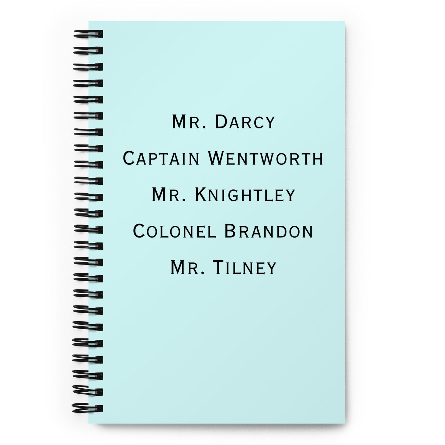 Austen Heroes, Spiral notebook