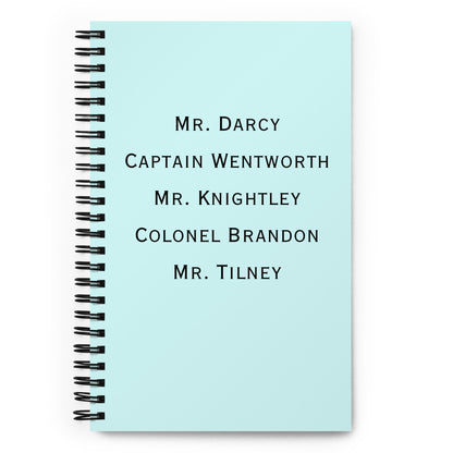 Austen Heroes, Spiral notebook