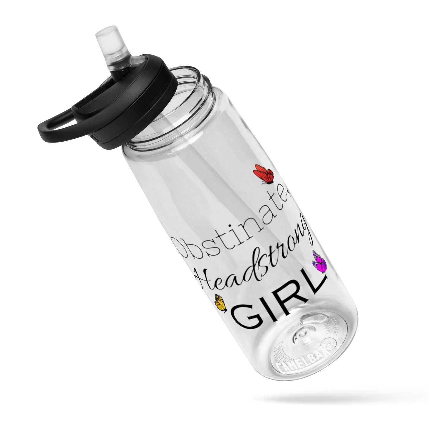 Obstinate, Headstrong Girl Sports water bottle