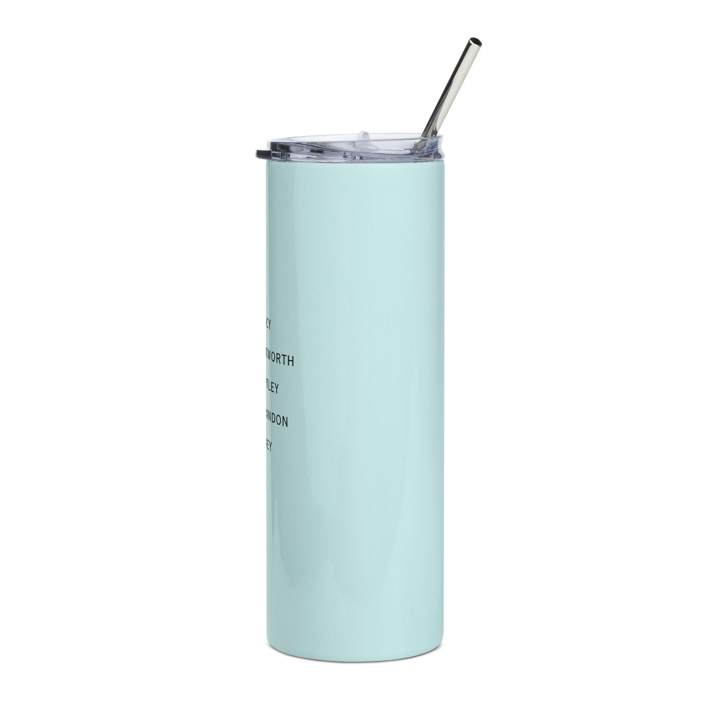 Austen Hero Names, Stainless steel tumbler