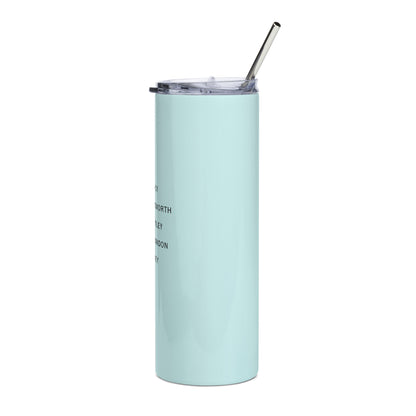 Austen Hero Names, Stainless steel tumbler