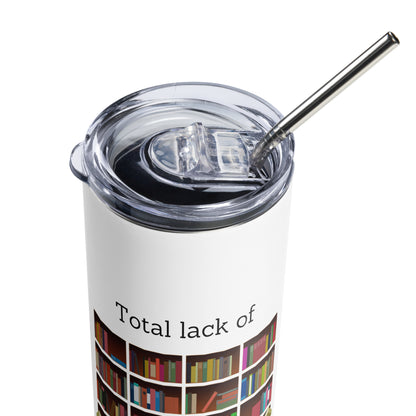 Shelf Control Stainless steel tumbler