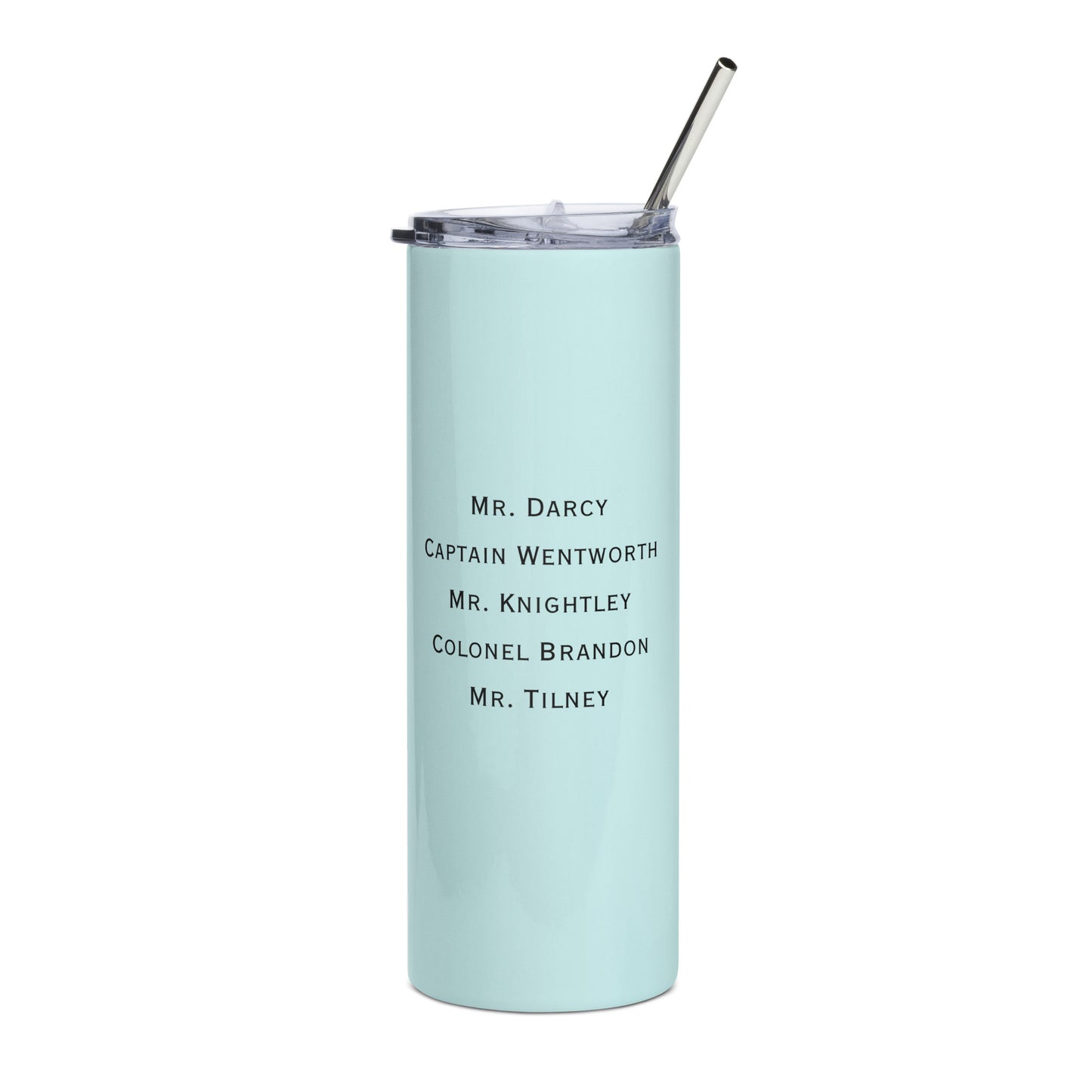 Austen Hero Names, Stainless steel tumbler