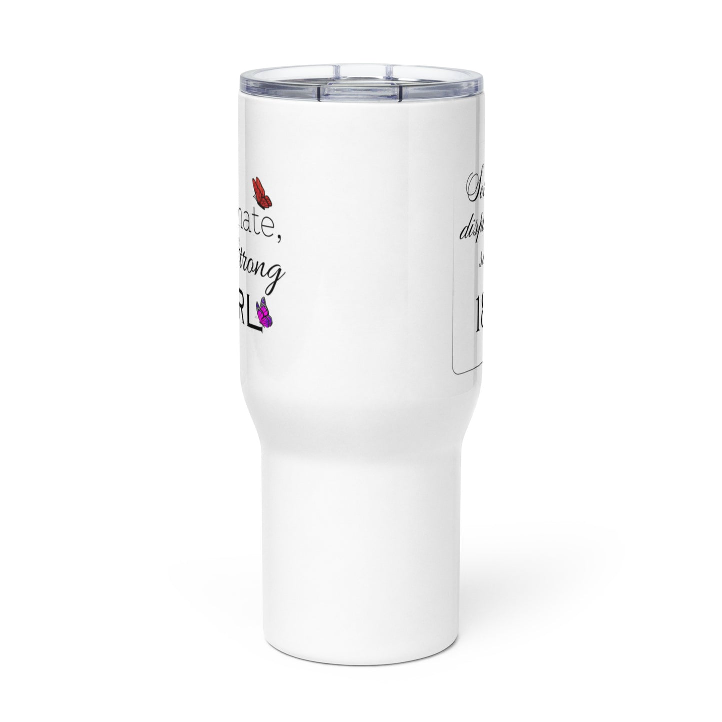 Obstinate, Headstrong Girl Travel mug with handle