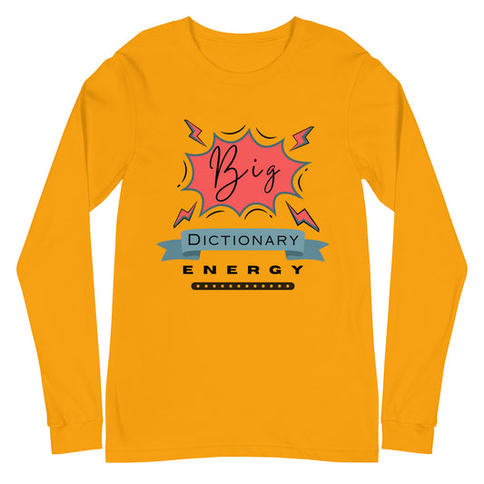 Big Dictionary Unisex Long Sleeve Tee