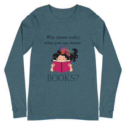 Book Lovers Unisex Long Sleeve Tee