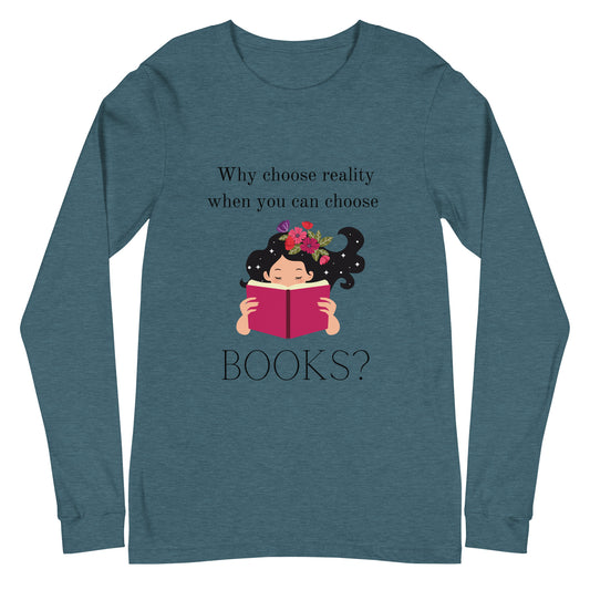Book Lovers Unisex Long Sleeve Tee