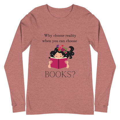 Book Lovers Unisex Long Sleeve Tee