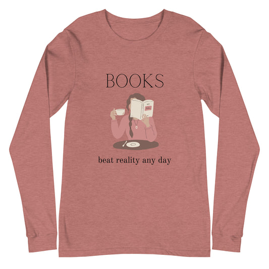 Book Lovers Unisex Long Sleeve Tee