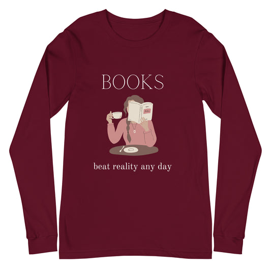 Book Lovers Unisex Long Sleeve Tee