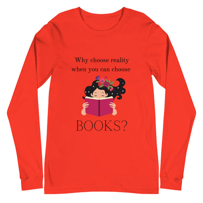 Book Lovers Unisex Long Sleeve Tee
