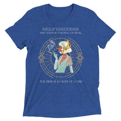 Art Deco - Selfishness Short sleeve tri-blend