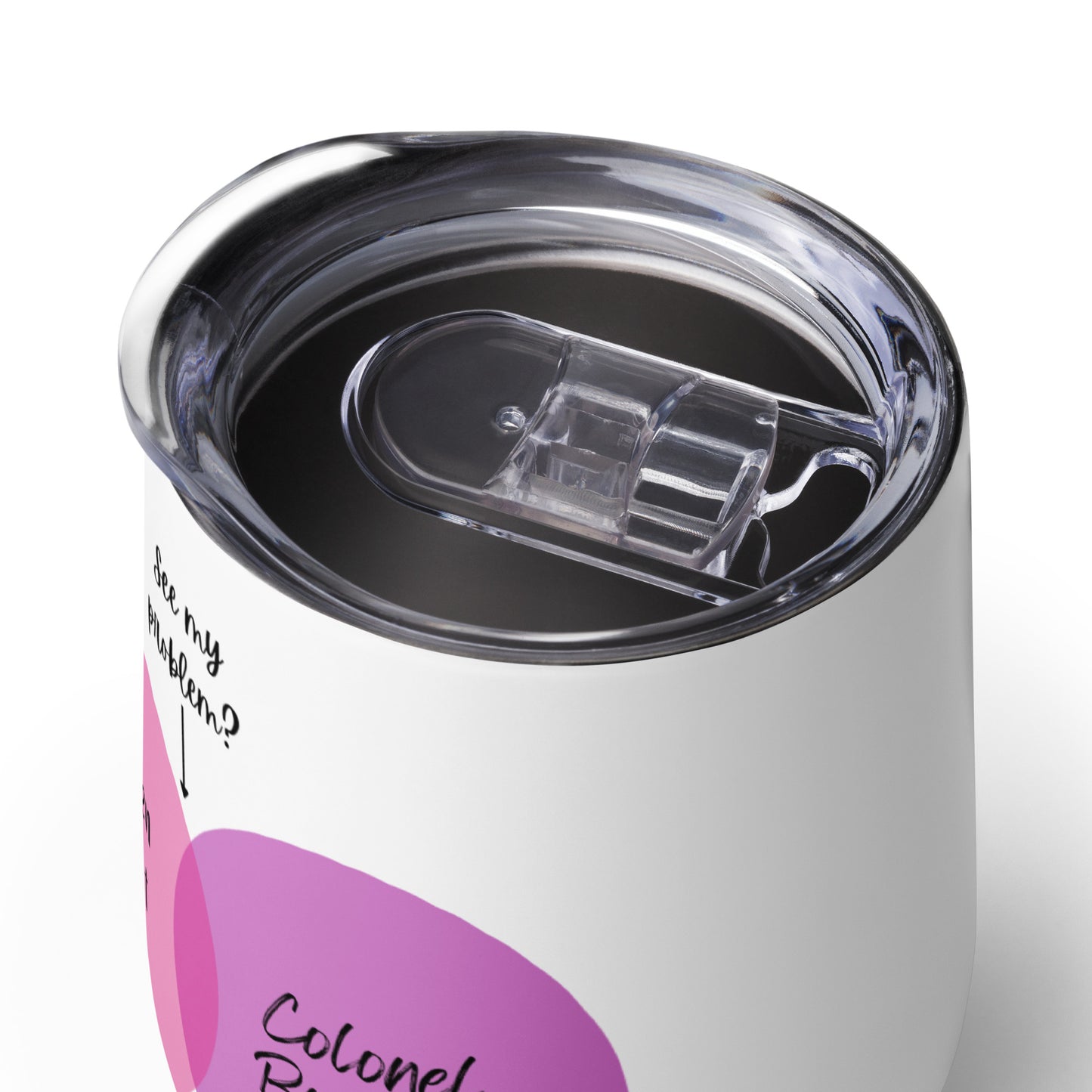 Venn Diagram Wine tumbler