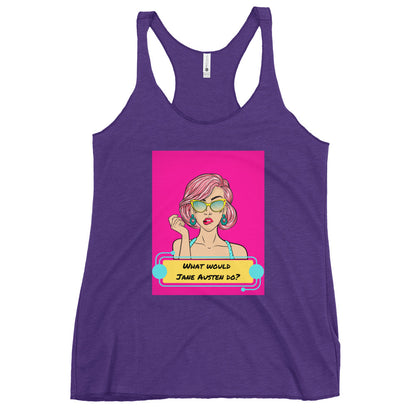 What would Jane Austen do? Women's Racerback Tank