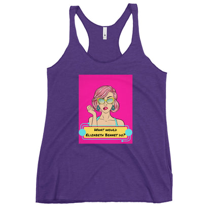 What would Elizabeth Bennet do? Women's Racerback Tank