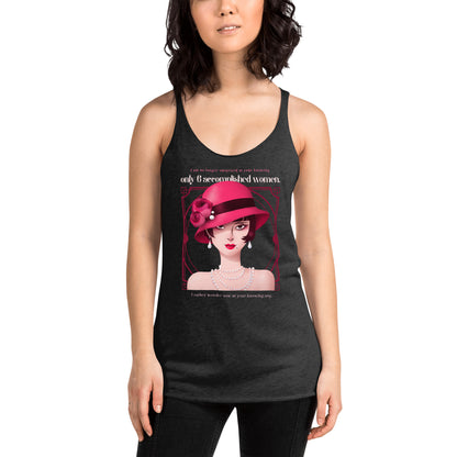 Accomplished Women, Art Deco style Women's Racerback Tank